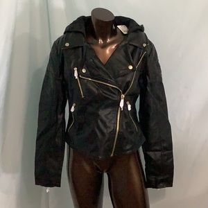 We the Free Vegan Leather Moto Jacket - XS - NWT
